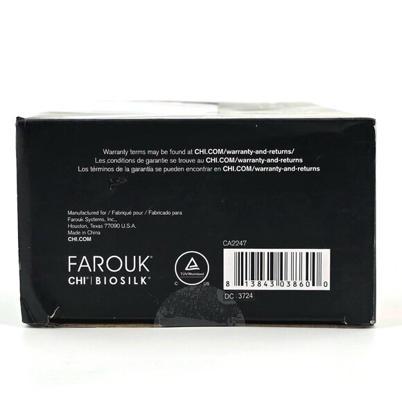 CHI Spin N Curl, Curling Iron Provides Preset Temperature Settings Onyx Black - Picture 10 of 10